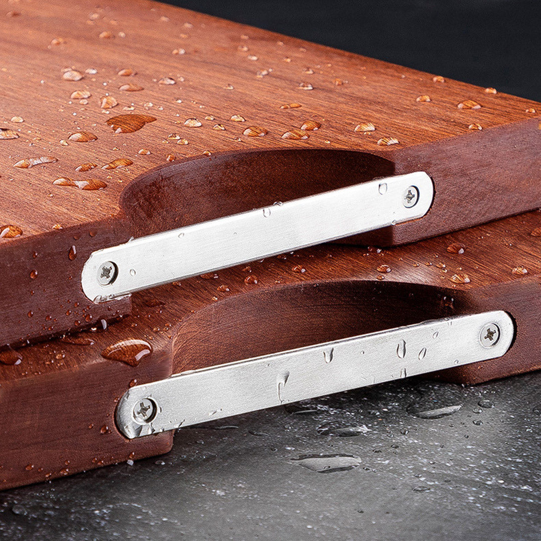 Rectangular Wooden Ebony Butcher Block Charcuterie Board - 50cm
