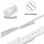 Smart Watch Model B57C Compatible Wristband Strap - White