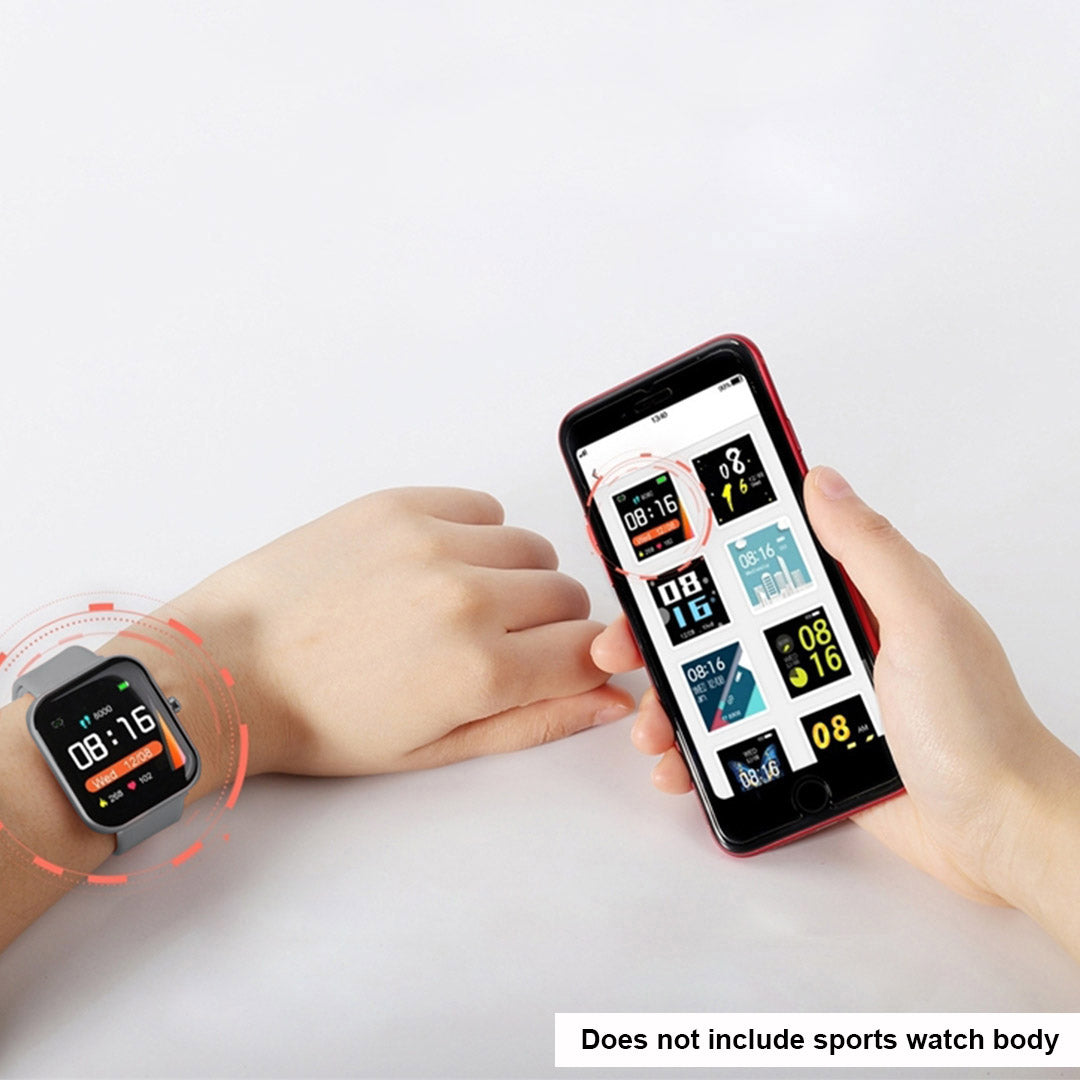 Smart Watch Model P8 Compatible Wristband Strap - Grey