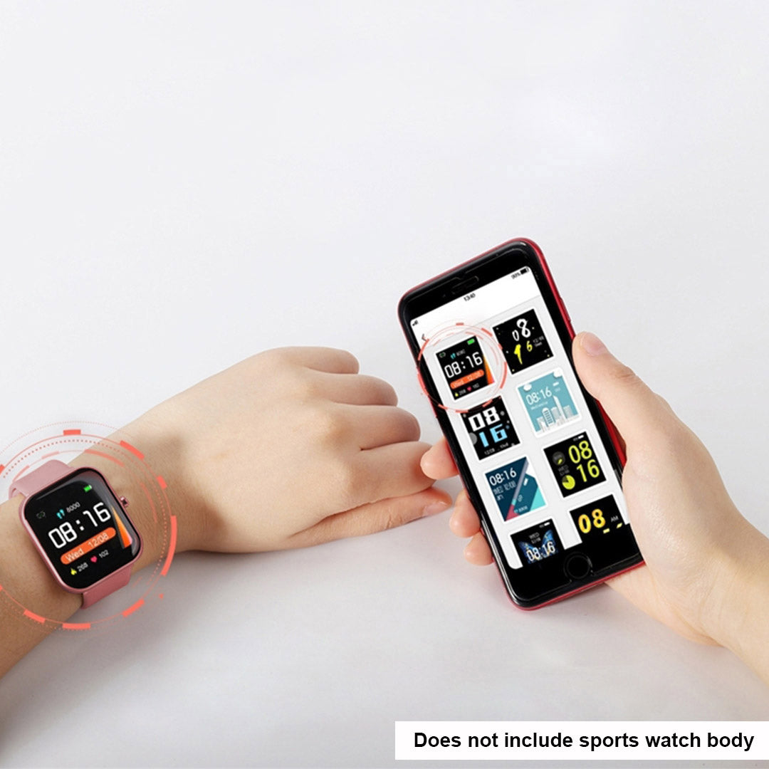 Smart Watch Model P8 Compatible Wristband Strap - Pink