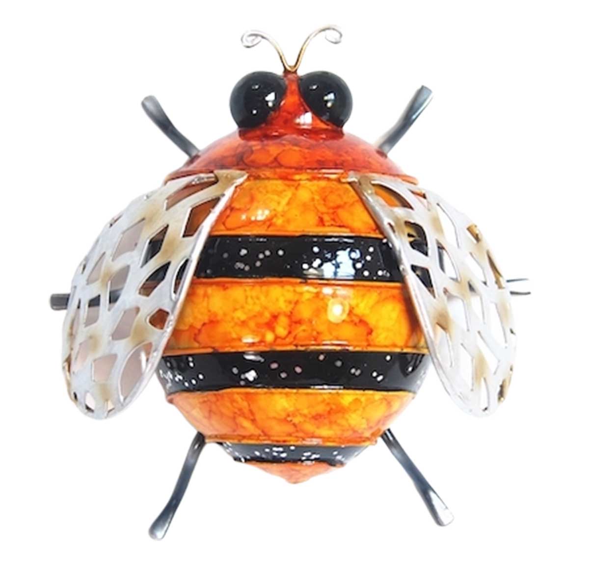 Bee Small Metal Wall Hanging- Yellow/Black | Wall Decor | Home Decor