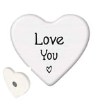 Ceramic Heart-Shaped Magnet- Love You | mishLifestyle