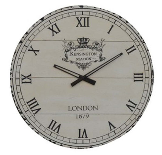 Kensington Vintage Wooden Board Wall Clock | Home Decor