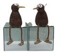 Pair Of Kiwis With Dangling Legs - Poly Resin | Small Decor | Home Decor