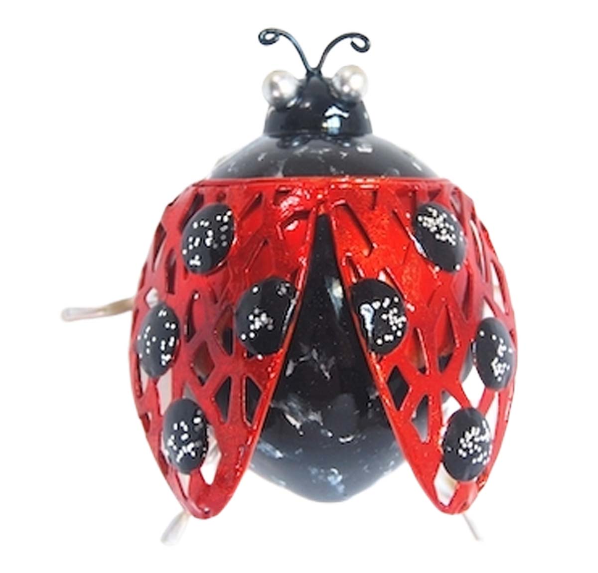 Ladybird small Metal Wall Hanging- Red/Black | Home Decor