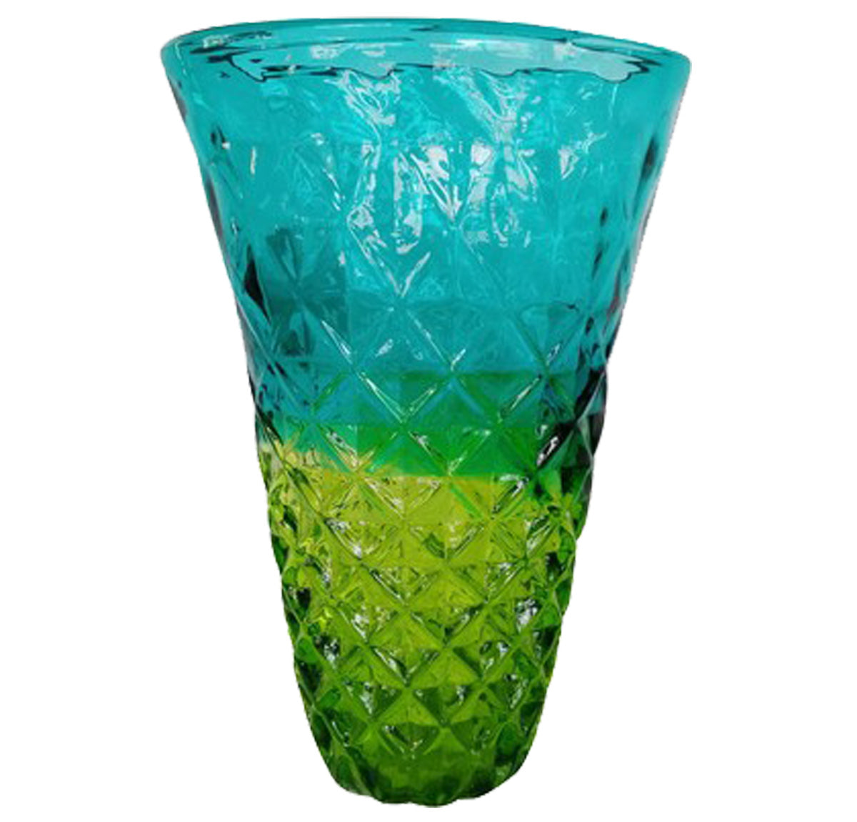 Blue-Green Glass Vase | Vase & Urns | Home Decor | mishLifestyle