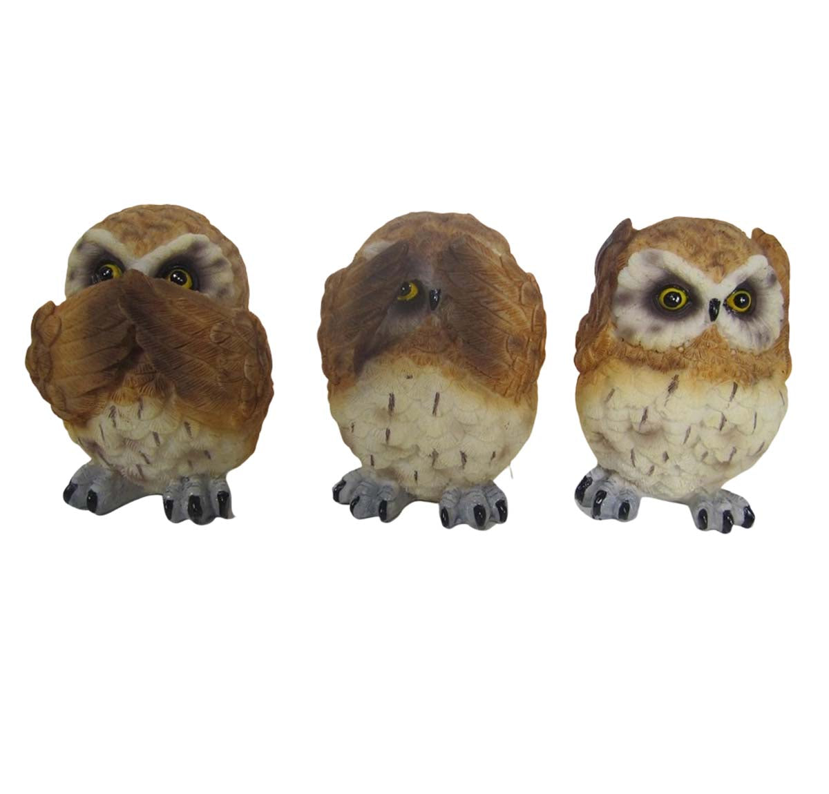 Owl Set - Hear, See, Speak No Evil | Small Decor