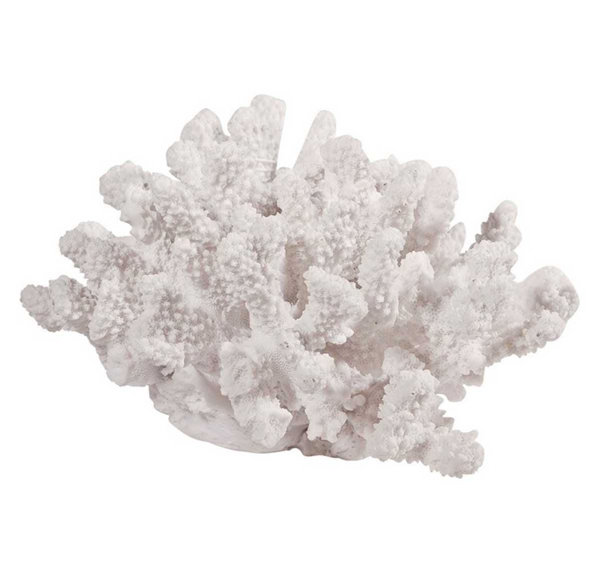 Faux Delicate Coral Accent - Bright White | Home Decor | Mish Lifestyle