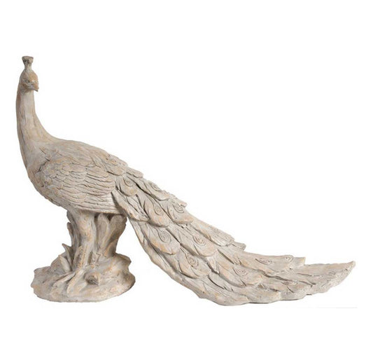 Majestic Peacock Floor Statue - Polyresin | Home Accents 