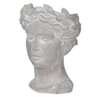 Medium Visage Head Planter/Vase - Cement | Planters | Home Decor