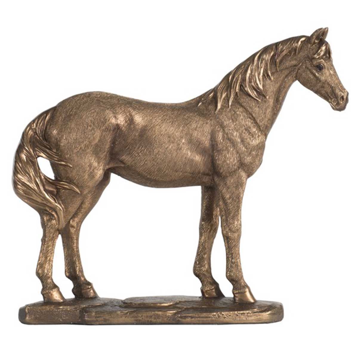 Bella Horse Statue - Copper - Polyresin