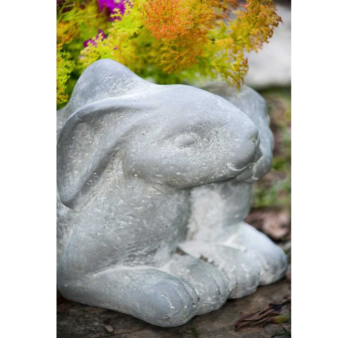 Grey Rabbit Planter - Resin | Pots & Planters | Home Decor