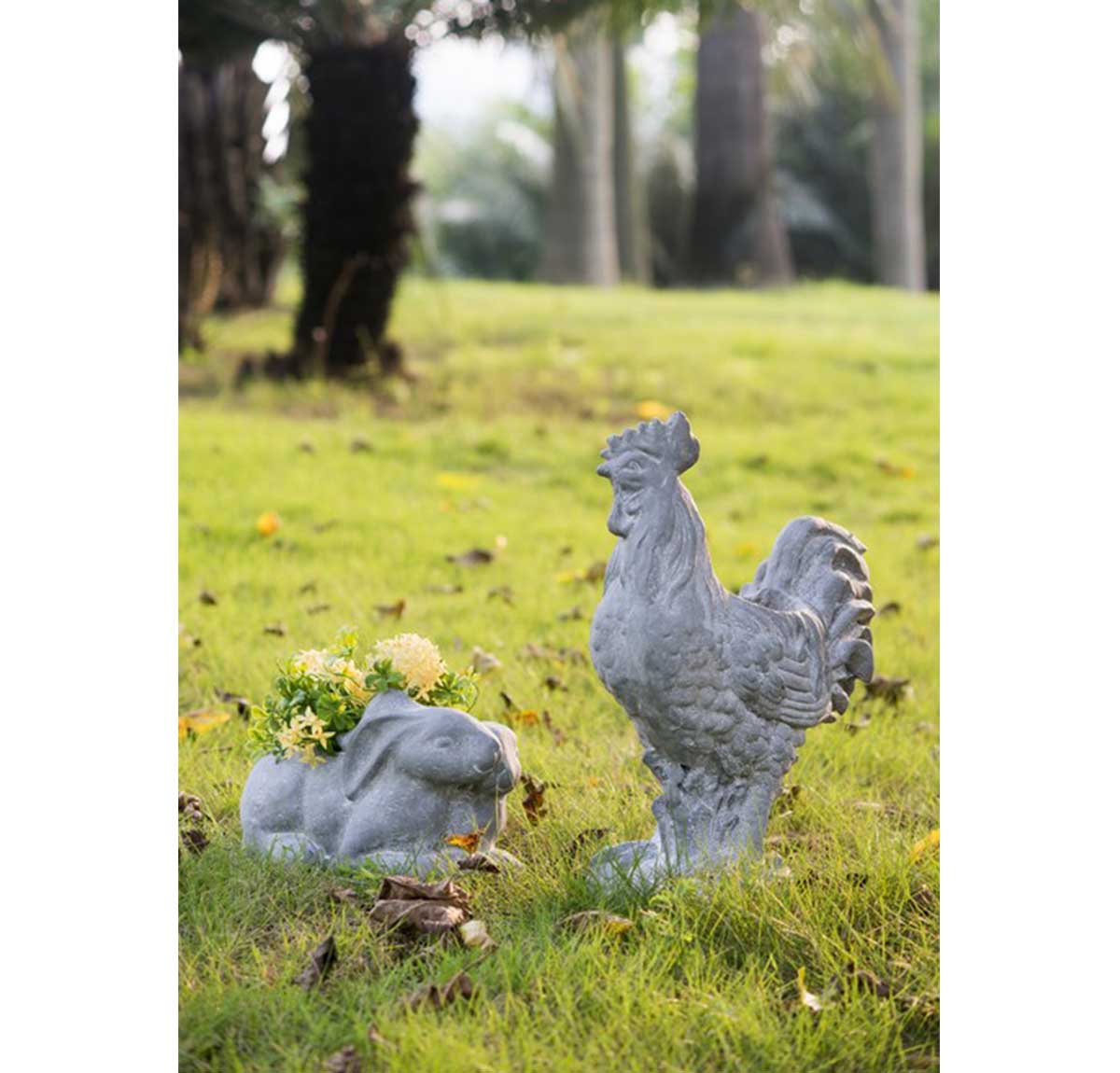 Rooster Planter - Resin | Pots & Planters | Home Decor