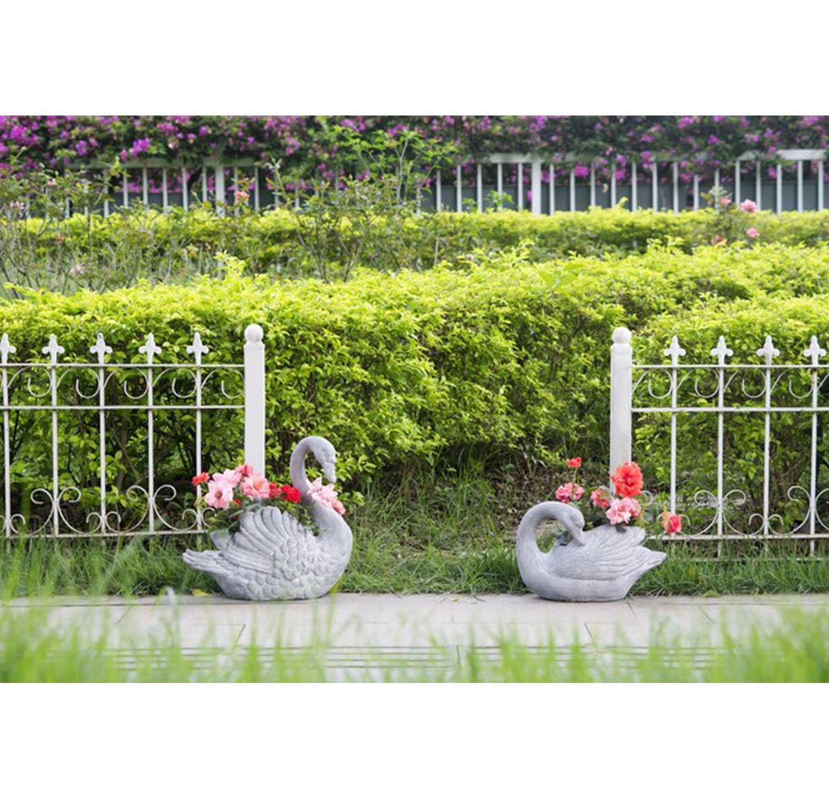 Swan Planter II - Resin | Pots & Planters | Home Decor