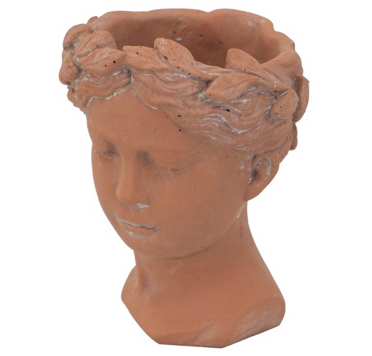 Visage Head Planter I - Terracotta | Pots & Planters | Home Decor