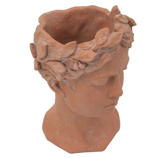 Visage Head Planter II - Terracotta | Pots & Planters | Home Decor