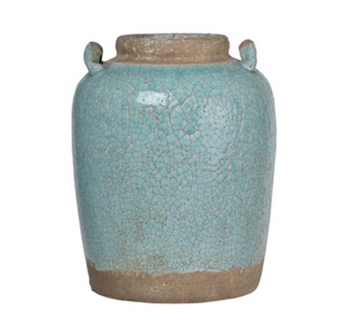 The Candia Ceramic Vase Large - Turquoise | Vases | Home Decor