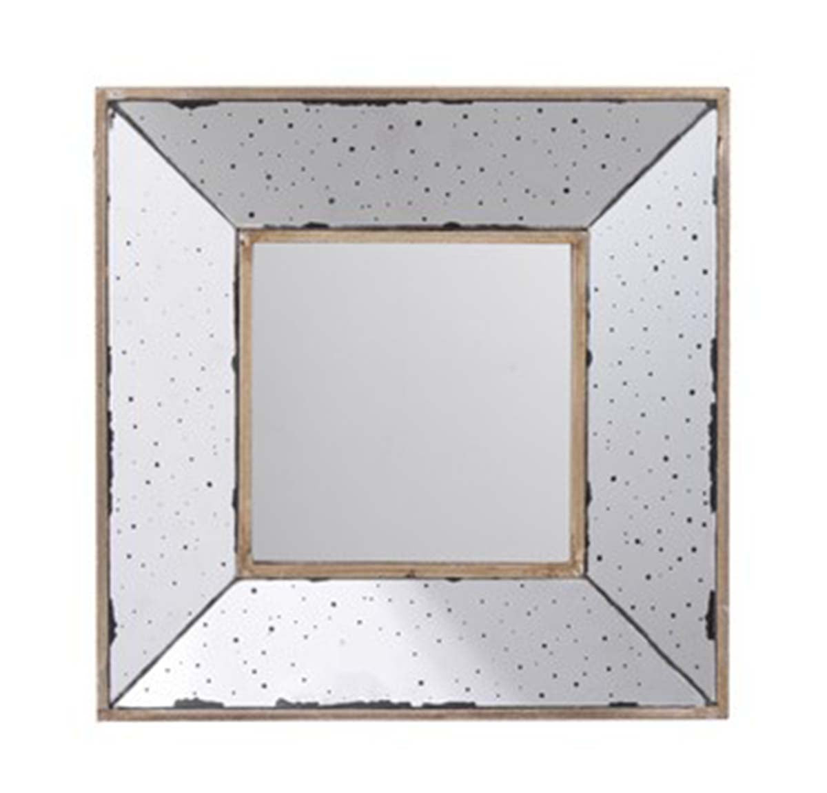 Antique Glass Style Square Wall Hanging Mirror | Home Decor