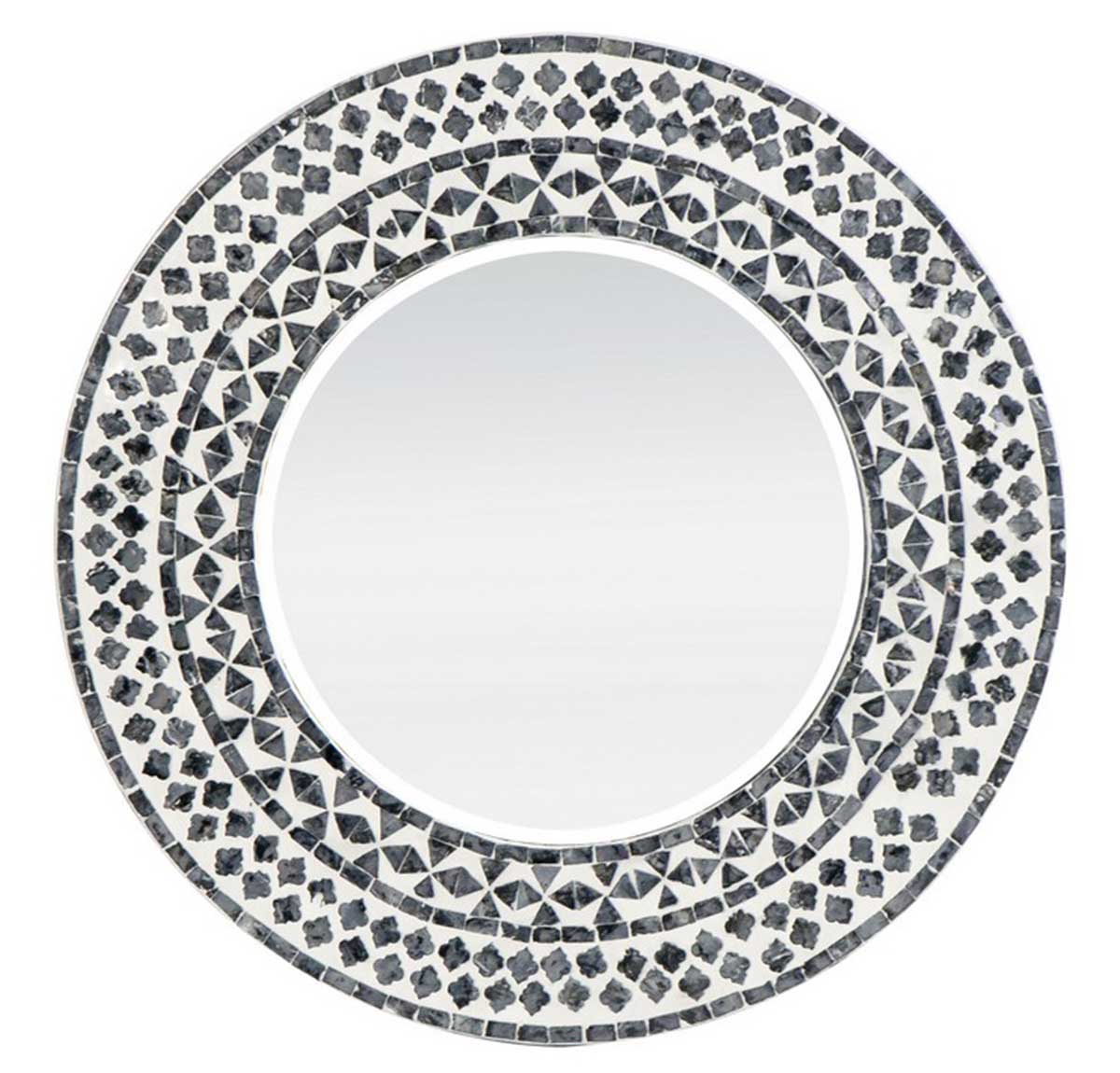 Round Capiz Framed Wall Hanging Mirror | Mirrors | Home Decor