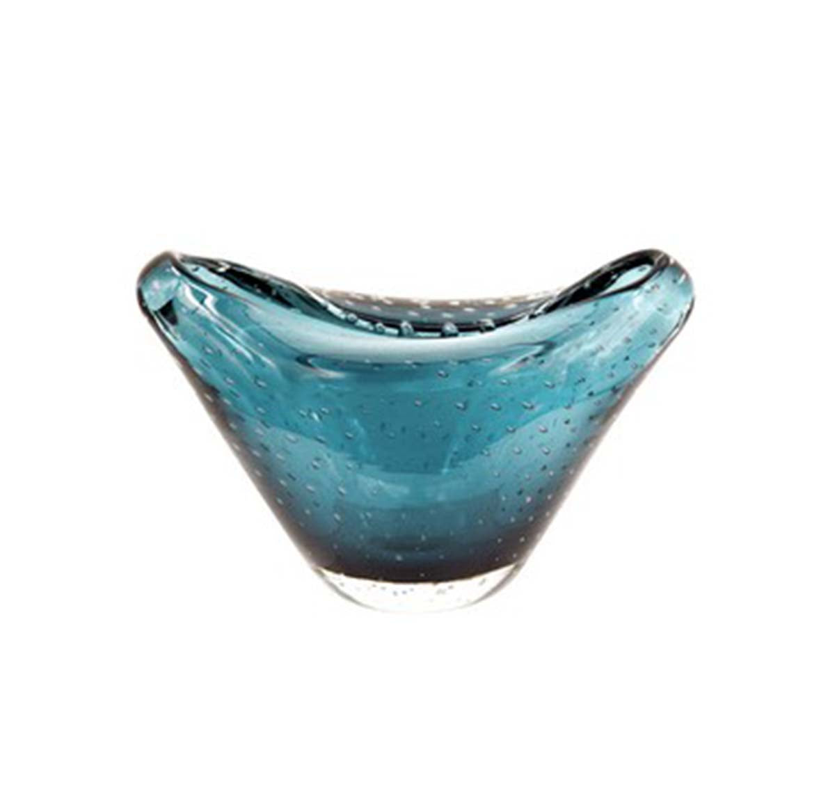 Belling Glass Bowl Vase - blue | Vases & Urns | Home Decor