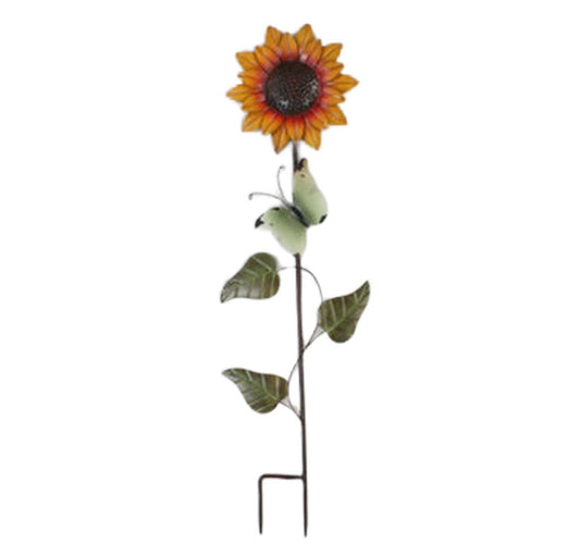 Sunflower Garden Metal Stake - Yellow | Garden Decor | Home Decor