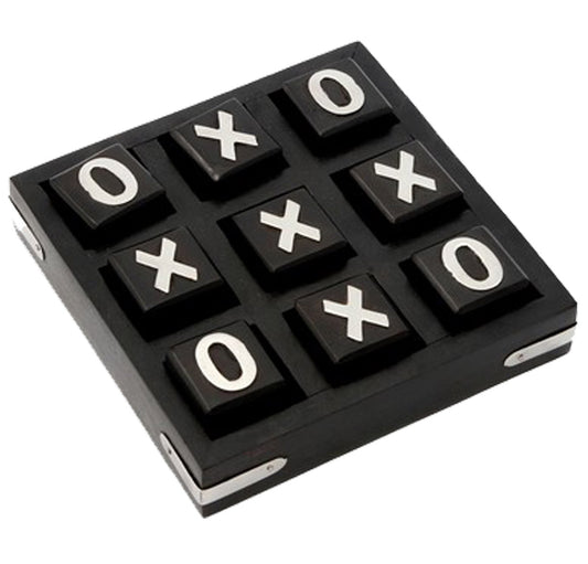 Wooden Tic Tac Toe - Black | mishLifestyle