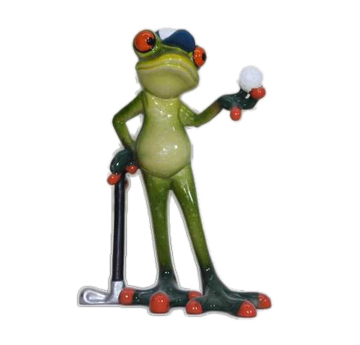 Funky Frog Golfer - Polyresin | Small Ornaments | Home Decor