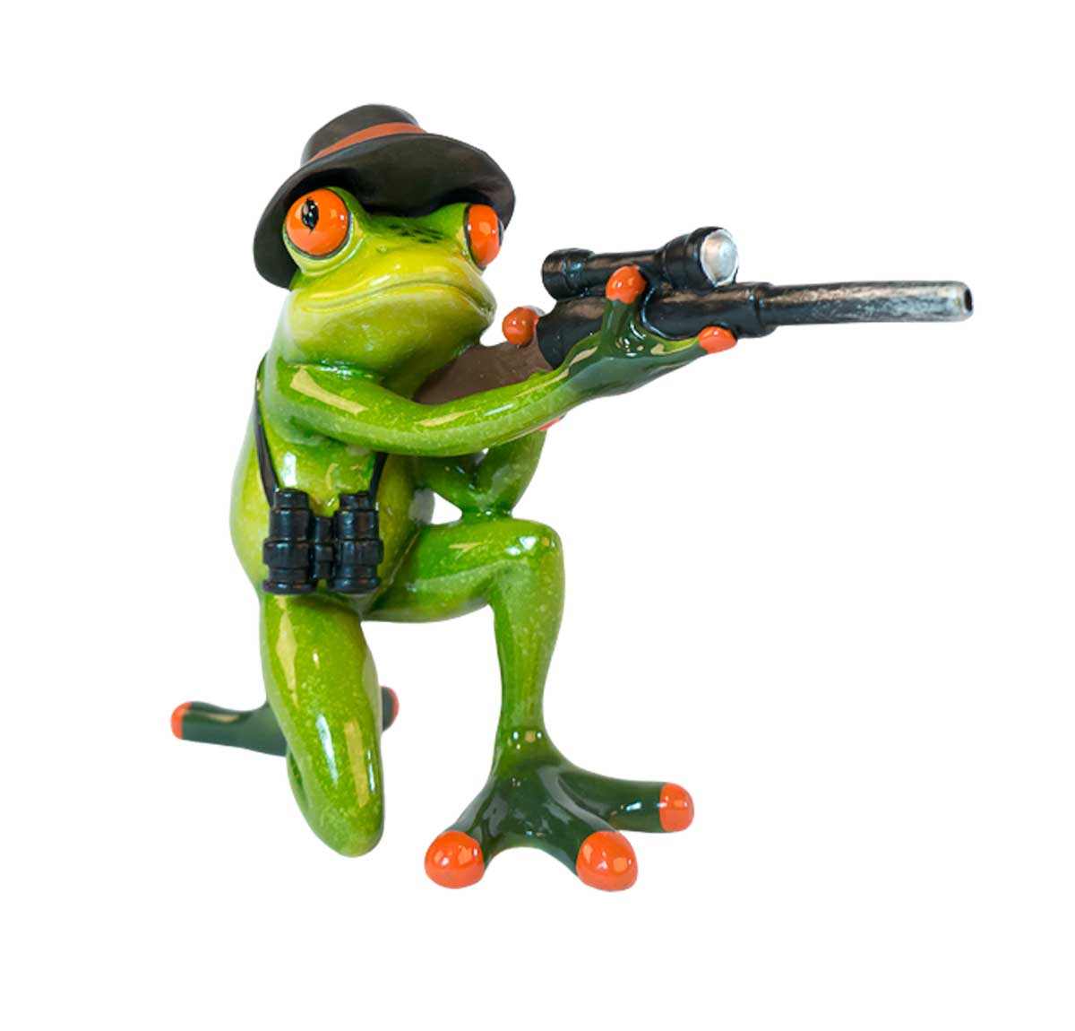 Funky Frog Hunting - Polyresin | Ornaments | Home Decor