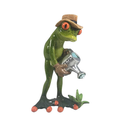 Funky Frog with Watering Can - Polyresin | Ornaments | Home Decor