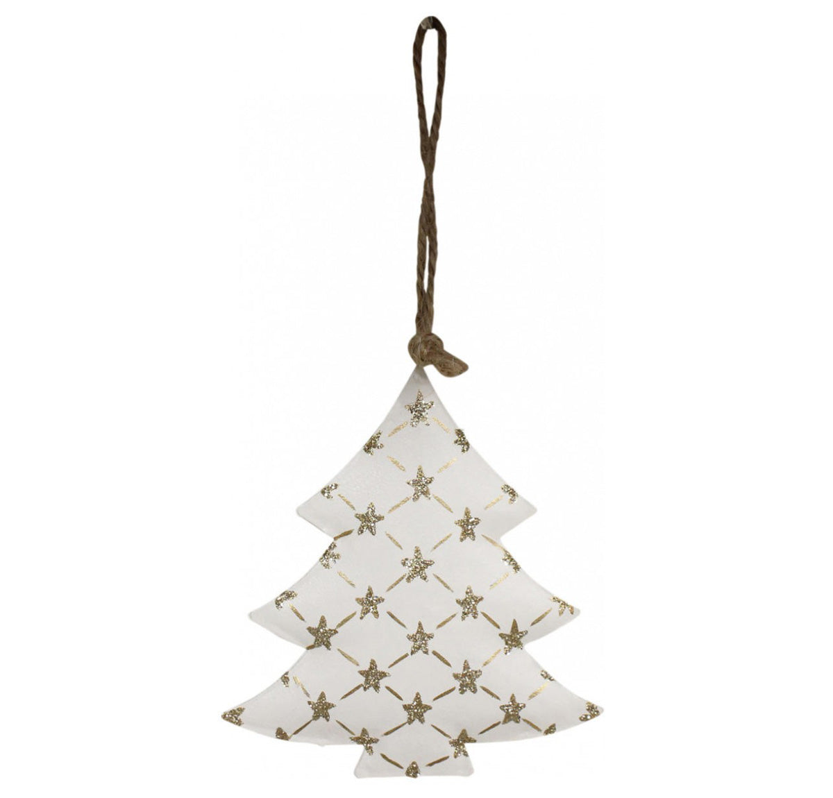 Metal Hanging Tree With Gold Stars - 100mmH | Home Decor