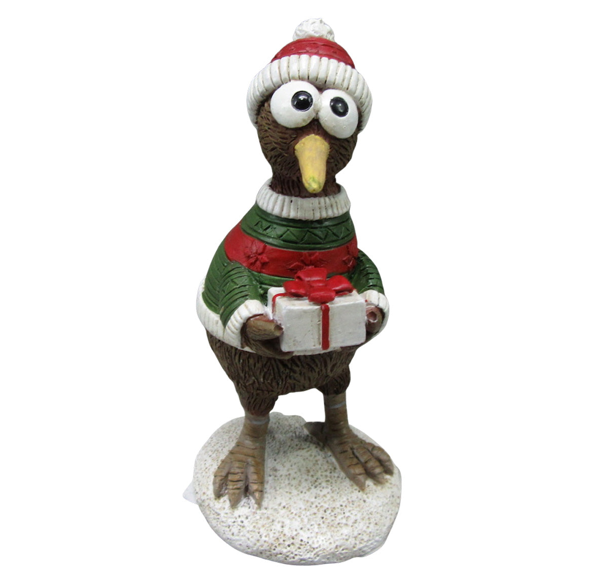 Kiwi Bird In Christmas Sweater With Gift | Accessories | Home Decor