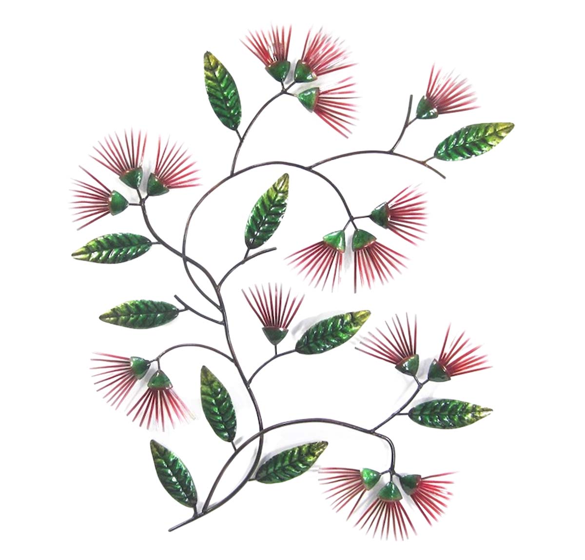 Pohutukawa Branches Metal Art Wall Hanging | Wall Decor | Home Decor