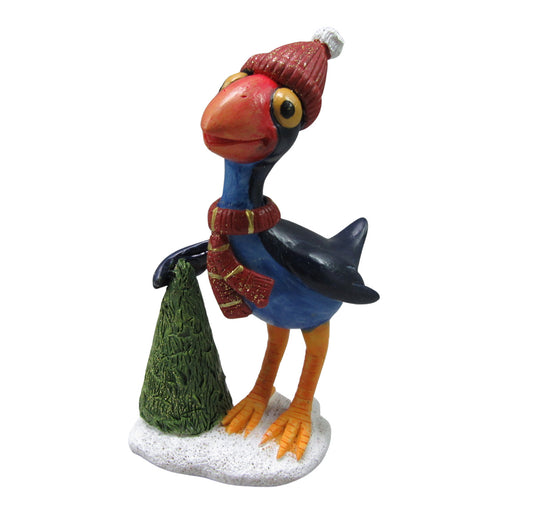 Pukeko Bird With Small Christmas Tree | Accessories | Home Decor