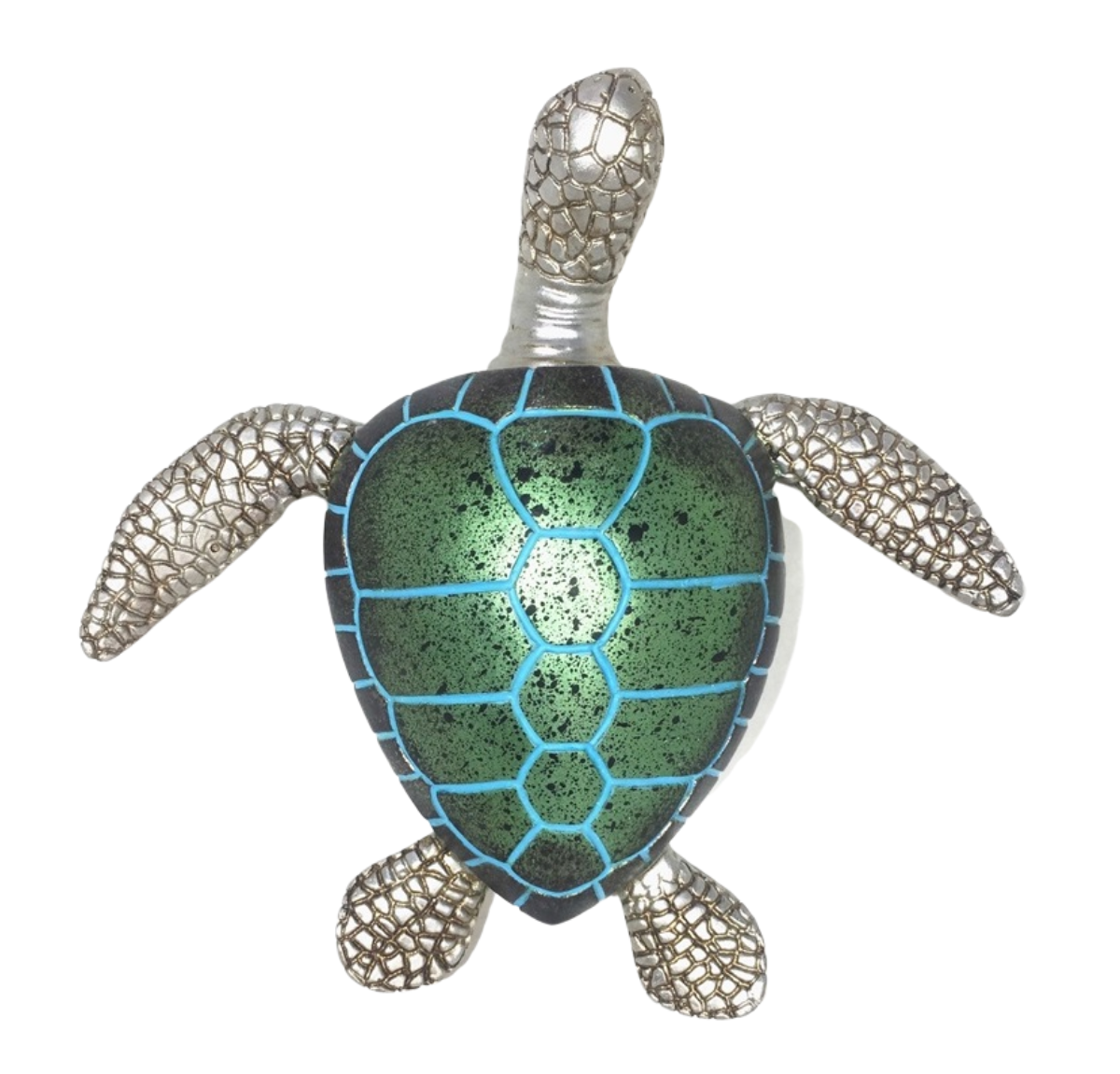 Green Turtle Figure- polyresin